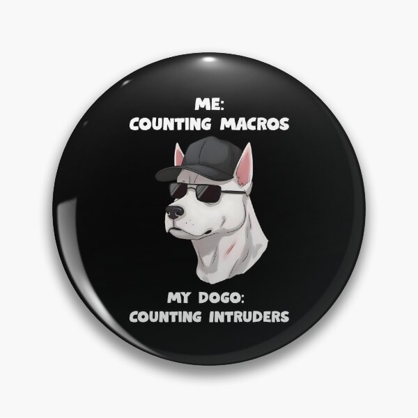 Item preview, Me Counting Macros My Dogo Counting Intruders designed and sold by Bawek85Designs.