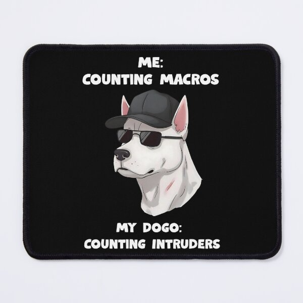 Item preview, Me Counting Macros My Dogo Counting Intruders designed and sold by Bawek85Designs.