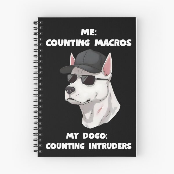 Item preview, Me Counting Macros My Dogo Counting Intruders designed and sold by Bawek85Designs.