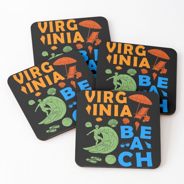 Item preview, Virginia Beach Souvenir Men Surfing Virginia Beach designed and sold by DSWShirts.