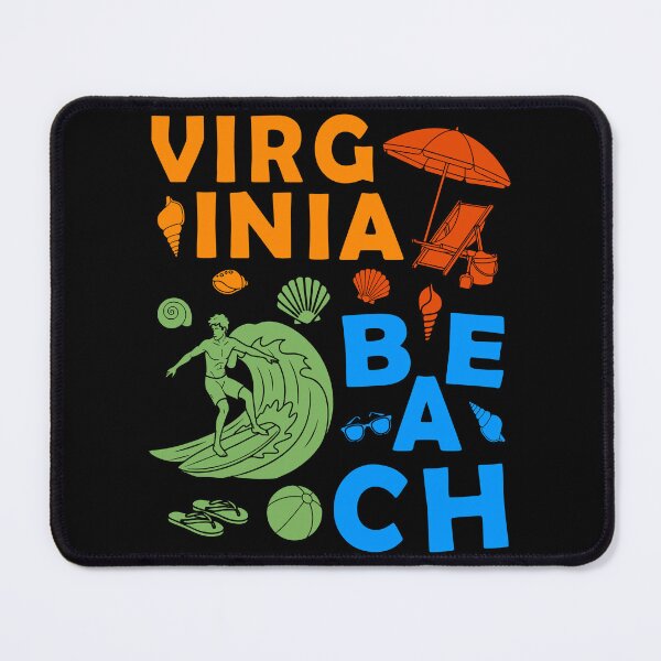 Item preview, Virginia Beach Souvenir Men Surfing Virginia Beach designed and sold by DSWShirts.