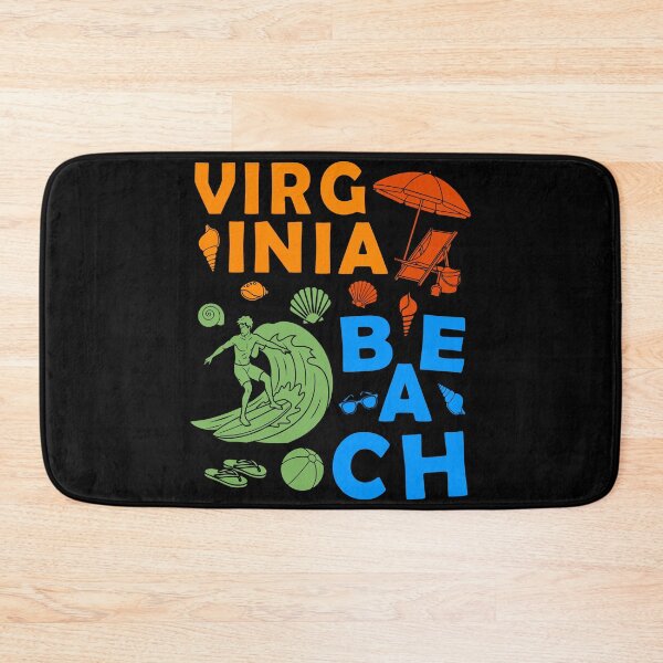 Item preview, Virginia Beach Souvenir Men Surfing Virginia Beach designed and sold by DSWShirts.