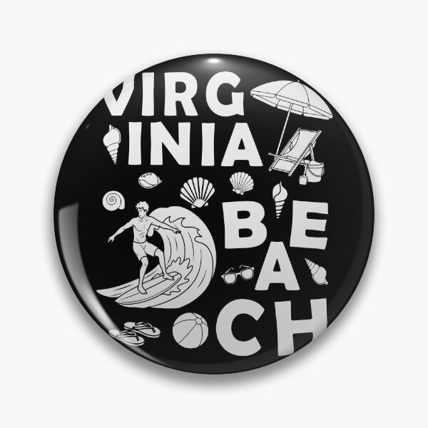 Item preview, Virginia Beach Surfing Souvenir Men Virginia Beach designed and sold by DSWShirts.