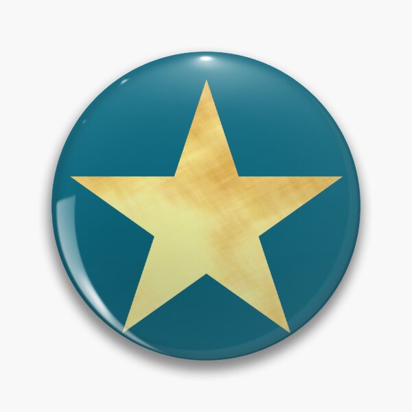 Item preview, Golden Star on blue - Calm, Sensory-Friendly designed and sold by CreaTwinkles.