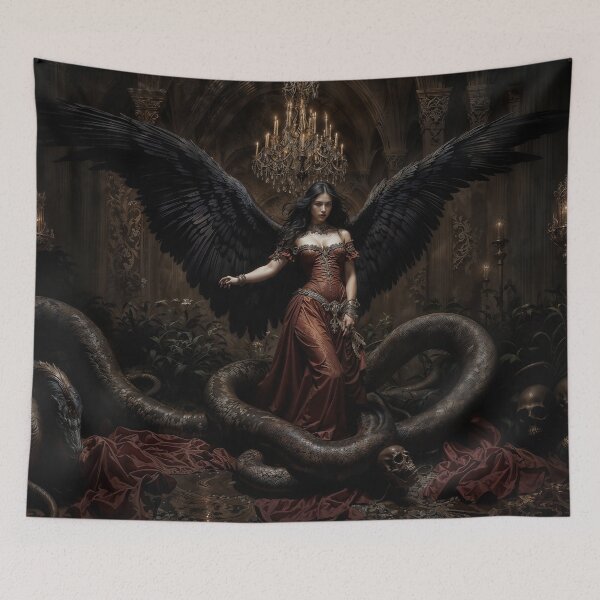 Aperçu de l'œuvre Lilith, enchanteresse du trône du serpent créée et vendue par AliceWhiteDF.