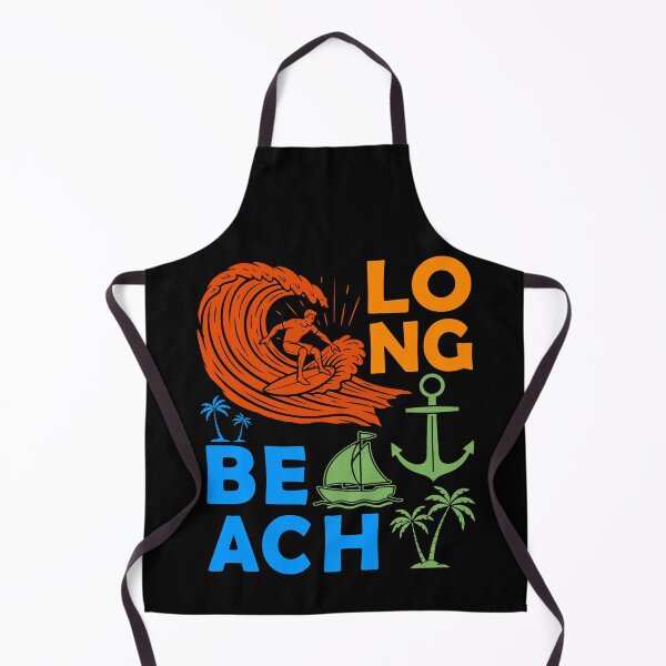 Item preview, Long Beach California Souvenir Men Surfing Long Beach designed and sold by DSWShirts.