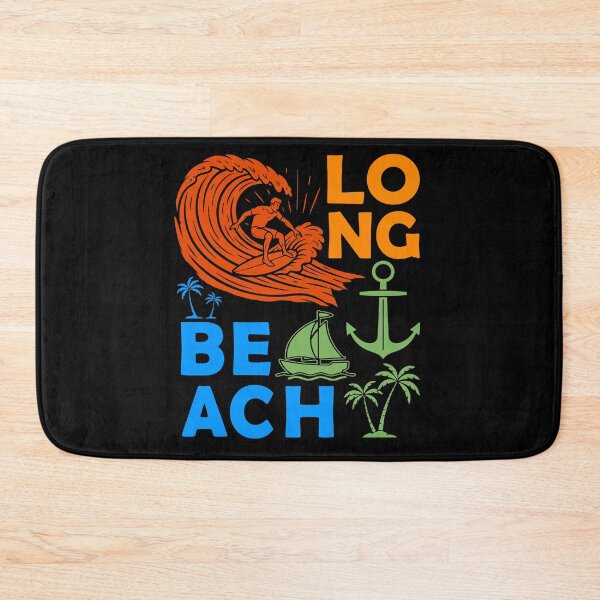 Item preview, Long Beach California Souvenir Men Surfing Long Beach designed and sold by DSWShirts.