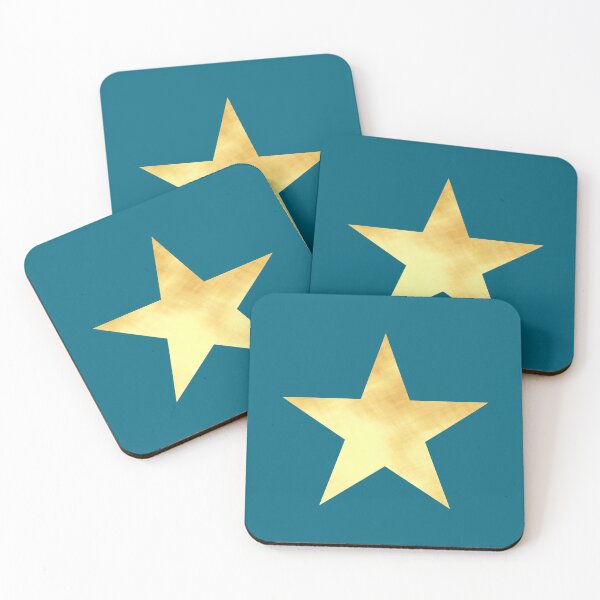Item preview, Golden Star on blue - Calm, Sensory-Friendly designed and sold by CreaTwinkles.