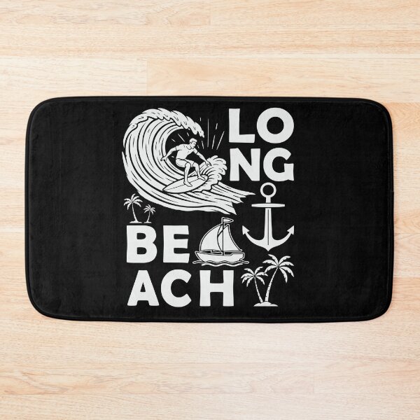 Item preview, Long Beach Souvenir Men Surfing Long Beach California designed and sold by DSWShirts.