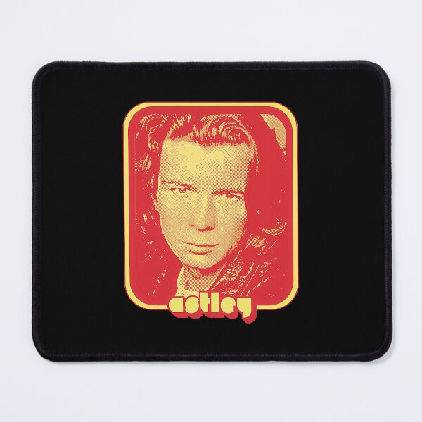 Item preview, Rick Astley Red Portrait Retro Border designed and sold by johzenfra.