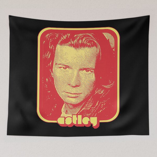 Item preview, Rick Astley Red Portrait Retro Border designed and sold by johzenfra.