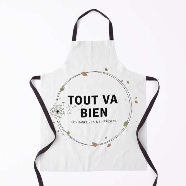 Aperçu de l'œuvre T-shirt Minimaliste Tout va bien | Confiance et Sérénité au Quotidien créée et vendue par MINIMA.LIGN.