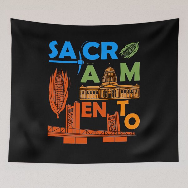 Item preview, Sacramento California Souvenir Men Sequoia Tree Sacramento designed and sold by DSWShirts.