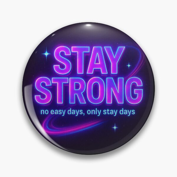 Item preview, STAY STRONG – Stray Kids Neon Inspiration Quote designed and sold by Craftystay.