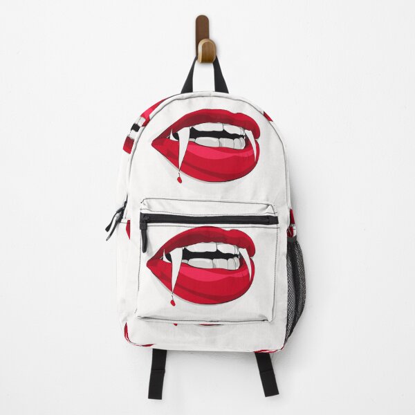 Item preview, Vampire Fangs and Lips - Bold Gothic Pop Art Sticker designed and sold by SergioMiklos.
