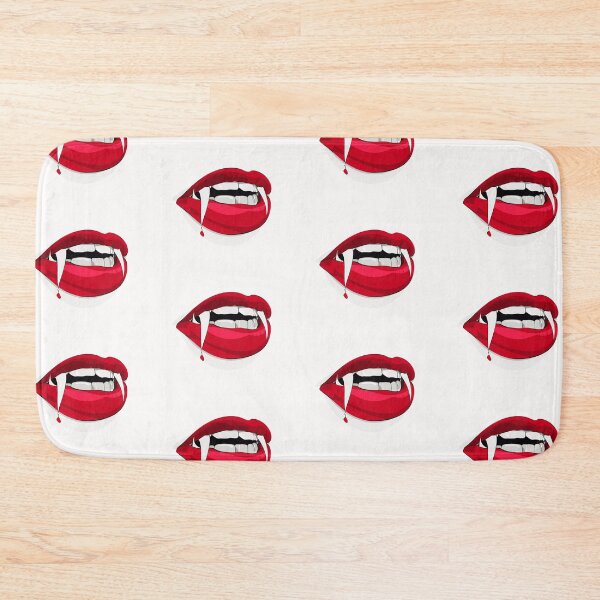 Item preview, Vampire Fangs and Lips - Bold Gothic Pop Art Sticker  designed and sold by SergioMiklos.