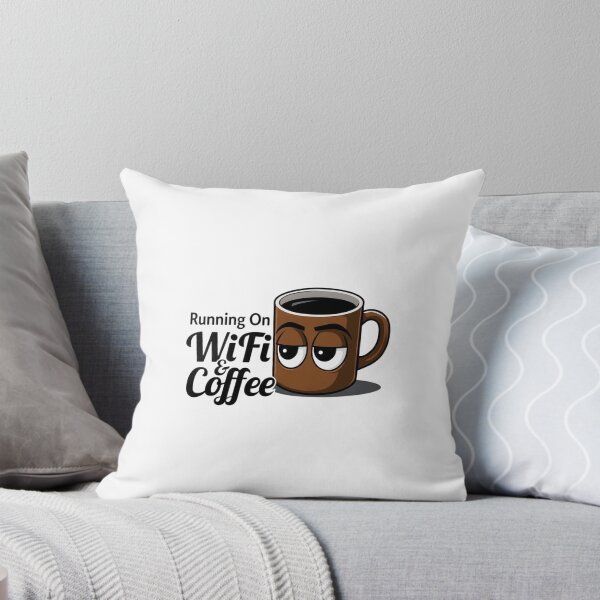 Item preview, Running On WiFi & Coffee – Remote Life Tee designed and sold by EcoArtTees.