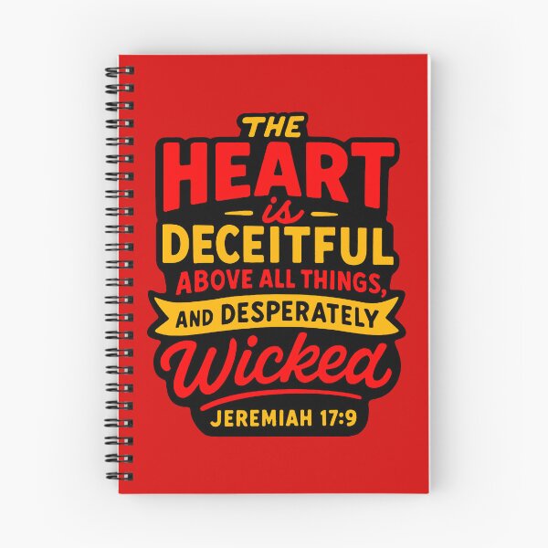 Item preview, Jeremiah 17:9 The Heart Is Deceitful designed and sold by plushism.