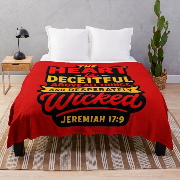 Item preview, Jeremiah 17:9 The Heart Is Deceitful designed and sold by plushism.