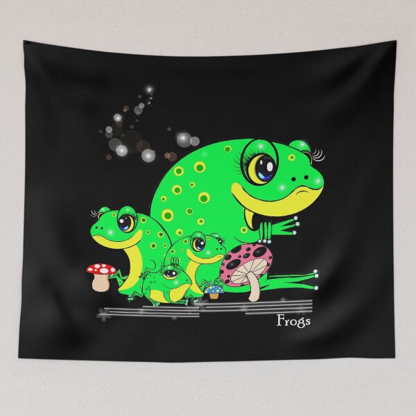 Item preview, Happy Frogs designed and sold by Shirley cute art .