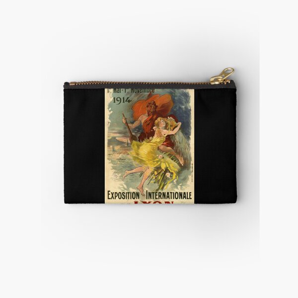 Item preview, Vintage Exposition Poster | 1914 Lyon Art Nouveau | River God & Nature | Colorful Lithograph | Early 20th Century Design designed and sold by artofuniverse.