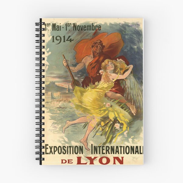 Item preview, Vintage Exposition Poster | 1914 Lyon Art Nouveau | River God & Nature | Colorful Lithograph | Early 20th Century Design designed and sold by artofuniverse.