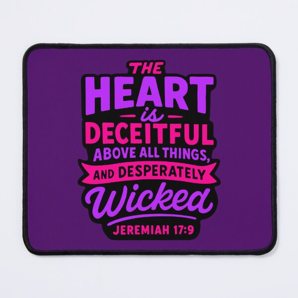 Item preview, Jeremiah 17:9 The Heart Is Deceitful designed and sold by plushism.