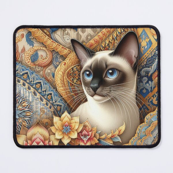 Item preview, The Siamese Cat with Silk Whiskers designed and sold by Vanich-Panich.
