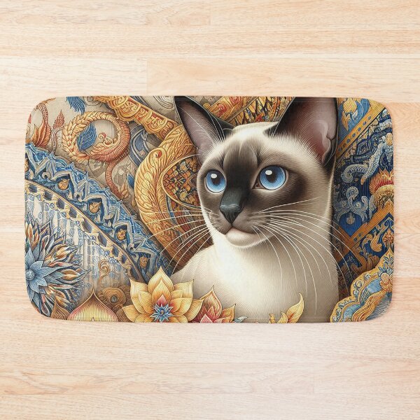 Item preview, The Siamese Cat with Silk Whiskers  designed and sold by Vanich-Panich.