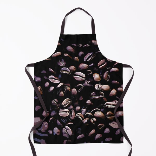 Item preview, Abstract Coffee Bean Texture - Moody Dark Aesthetic Pattern designed and sold by SergioMiklos.