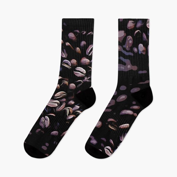 Item preview, Abstract Coffee Bean Texture - Moody Dark Aesthetic Pattern designed and sold by SergioMiklos.