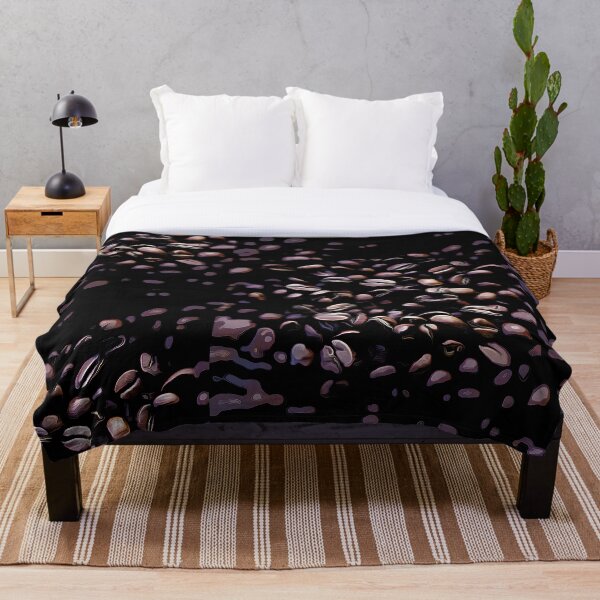 Item preview, Abstract Coffee Bean Texture - Moody Dark Aesthetic Pattern designed and sold by SergioMiklos.