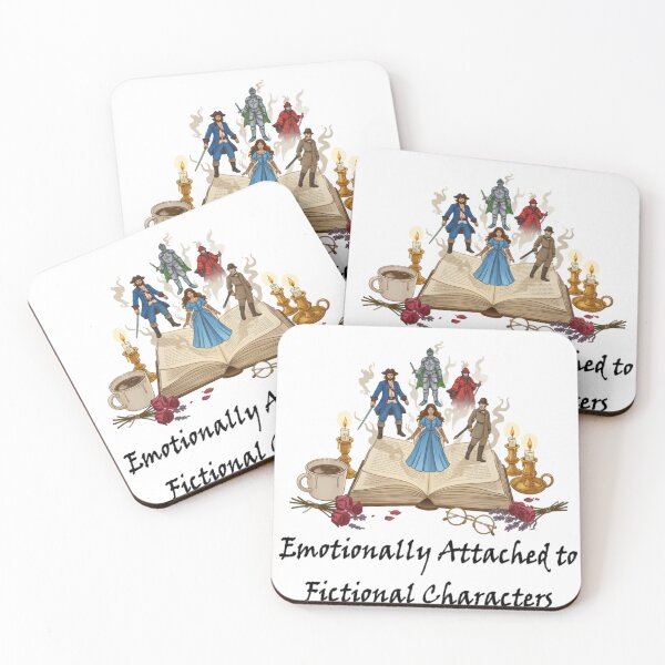 Item preview, Emotionally Attached to Fictional Characters – Book Lovers Fantasy designed and sold by House of Angel Jams.