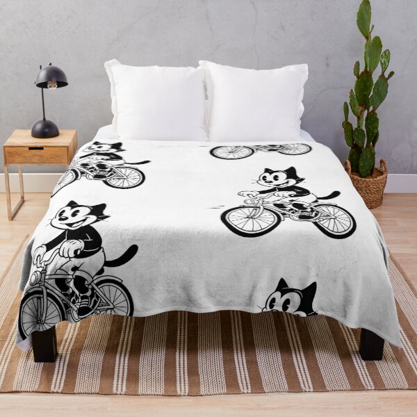Item preview, A VINTAGE CAT ON A BICYCLE designed and sold by infinitearte.