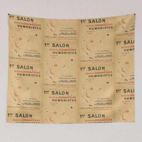 Item preview, Vintage Art Nouveau Poster | 1er Salon de la Société des Dessinateurs Humoristes | Paris 1900s Event Advertisement designed and sold by artofuniverse.
