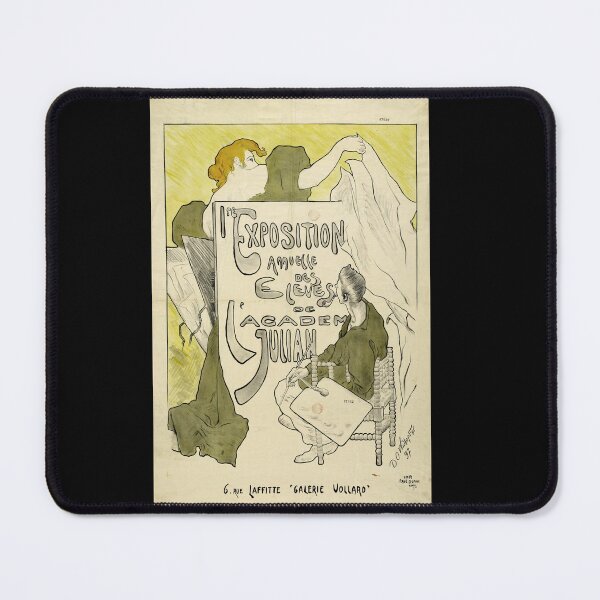 Item preview, Art Nouveau Masterpiece Poster | Henri de Toulouse-Lautrec 1896 | Académie Julian at Galerie Vollard Paris Exhibition Print designed and sold by artofuniverse.