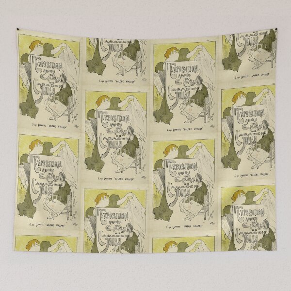 Item preview, Art Nouveau Masterpiece Poster | Henri de Toulouse-Lautrec 1896 | Académie Julian at Galerie Vollard Paris Exhibition Print designed and sold by artofuniverse.