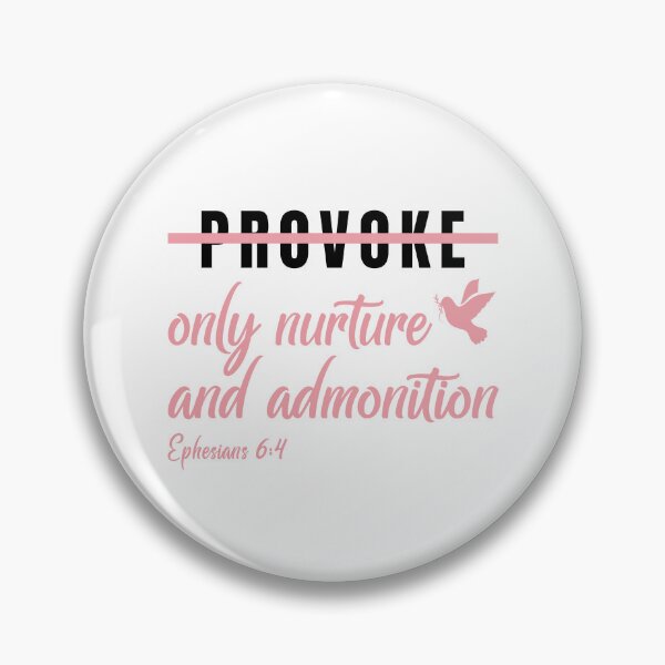 Item preview, Provoke Not, Only Nurture and Admonition | Ephesians 6:4 | Christian Fatherhood Tee designed and sold by Geezo101.