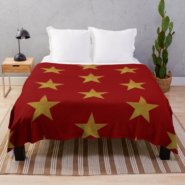 Item preview, Golden Star on red - Calm, Sensory-Friendly designed and sold by CreaTwinkles.