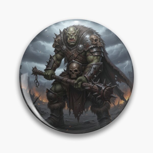 Item preview, Grukk Ironspine – The Savage of Bloodmoor designed and sold by BlingandGifts.