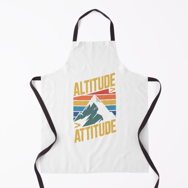 Item preview, Altitude Over Attitude – Retro Mountain Adventure designed and sold by PrintMastery.