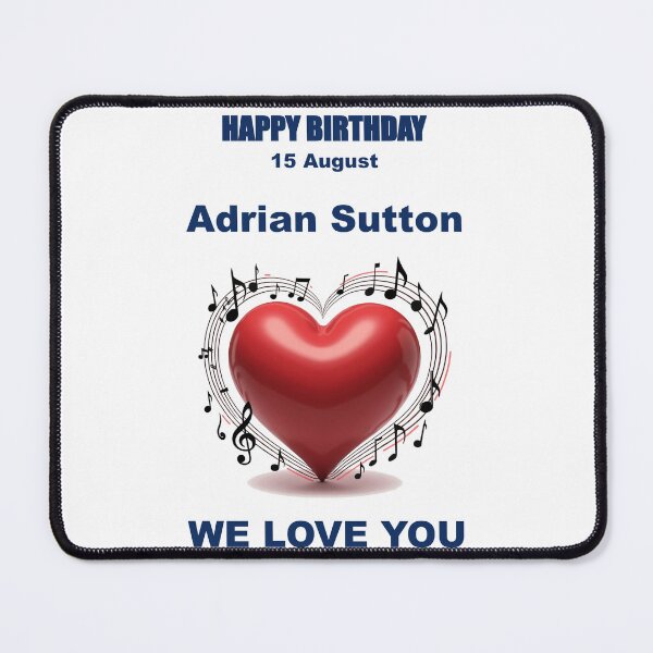 Item preview, Tribute to Adrian Sutton — 15 August designed and sold by ariksworld.
