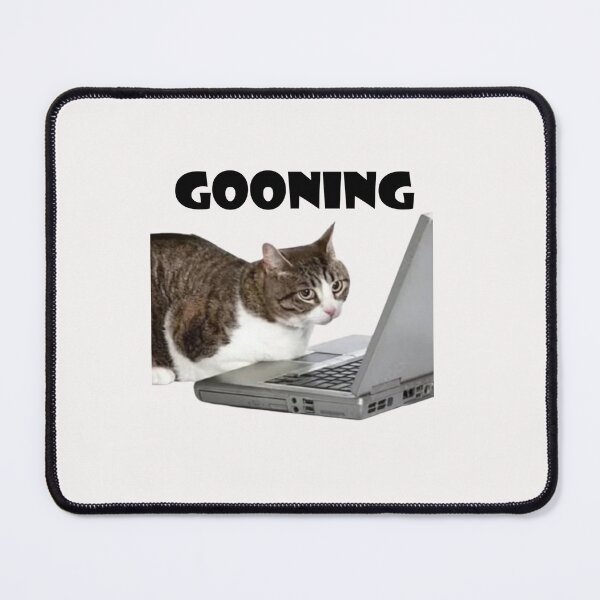 Item preview, GOONING cat designed and sold by Shrewd Mood.