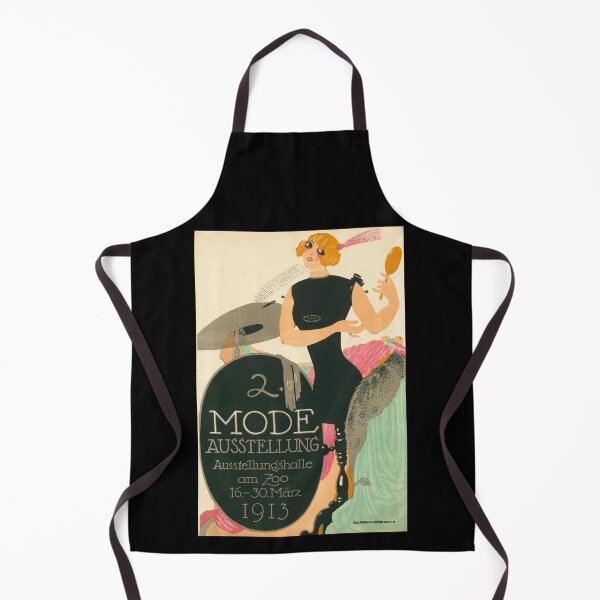 Item preview, Vintage 1913 Fashion Exhibition Poster | Art Nouveau Style | Berlin Historical Graphic Design | Early 20th Century Wall Art designed and sold by artofuniverse.