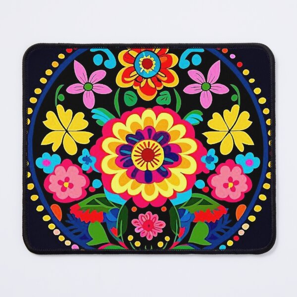 Item preview, Folk Flowers designed and sold by ViaARTfactory.
