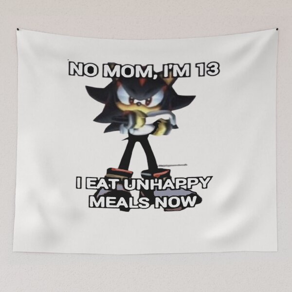 Item preview, No mom i'm 13, i eat unhappy meals now designed and sold by Shrewd Mood.
