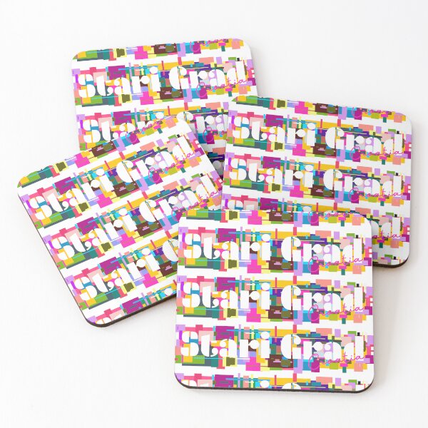 Item preview, Stari Grad, Croatia, Vibrant Abstract City Typography Art designed and sold by Wanderful-roads.