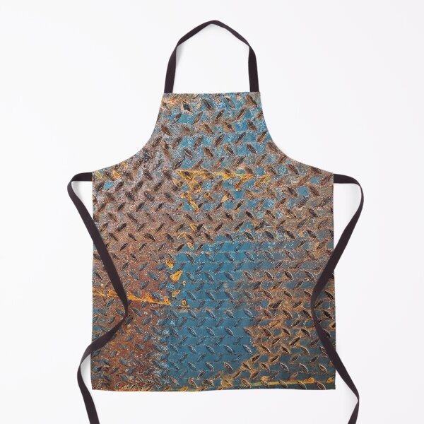 Item preview, Rusted Diamond Plate Texture - Industrial Blue & Brown Pattern designed and sold by SergioMiklos.