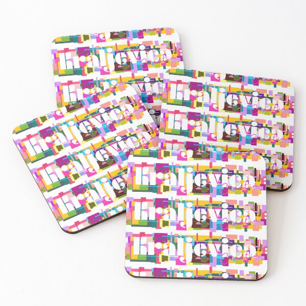 Item preview, Kraljevica, Croatia, Vibrant Abstract City Typography Art designed and sold by Wanderful-roads.
