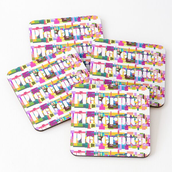 Item preview, Pleternica, Croatia, Vibrant Abstract City Typography Art designed and sold by Wanderful-roads.